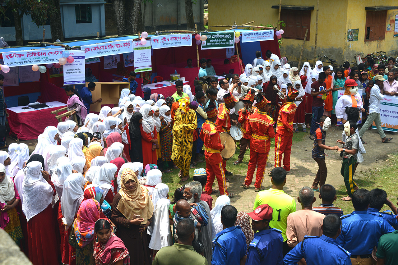 A community fair in Jashore, southern Bangladesh.