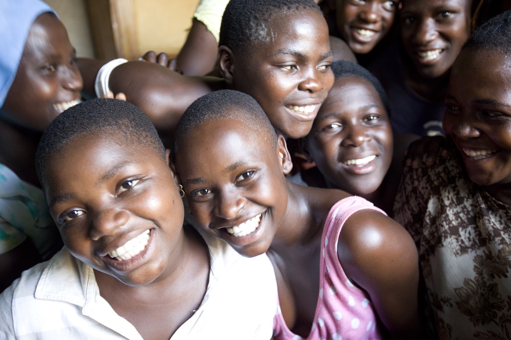 Members of a BRAC Empowerment and Livelihoods for Adolescents club in Igamba village, Iganga District, Eastern Uganda. (Photo: BRAC/Jake Lyell)