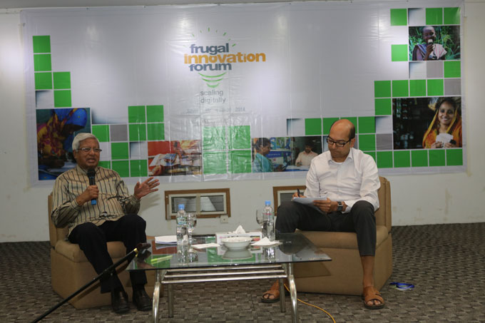 Sir Fazle Hasan Abed in conversation with Jaideep Prabhu from Cambridge University