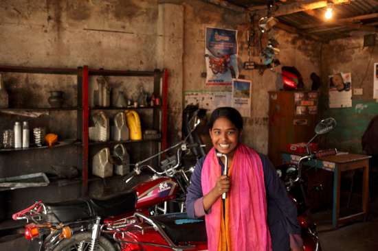 Khadija, the Bangladeshi motorcycle girl