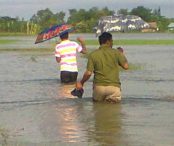 Microfinance programme organisers reaching clients through the submerged lands